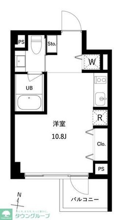 JMFレジデンス世田谷三宿の物件間取画像